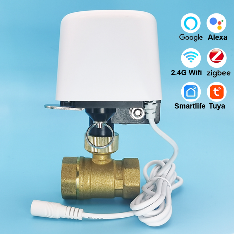 Home Assistant Tuya - صمام مياه ذكي 1/2 بوصة 3/4