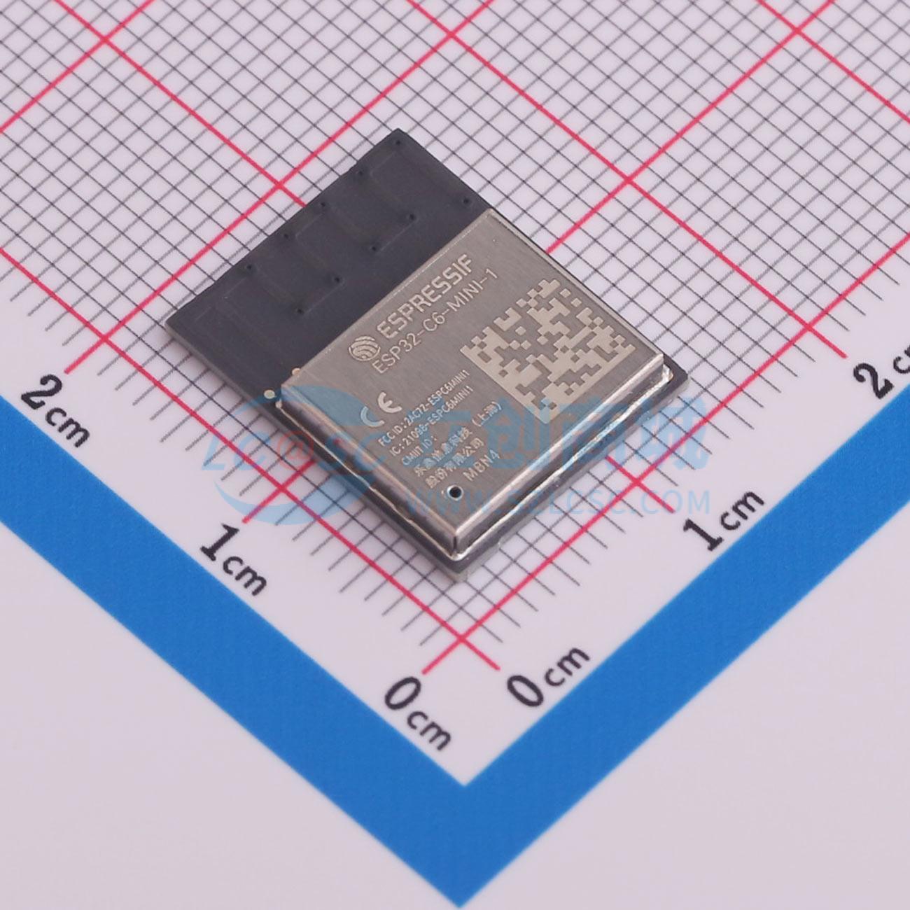 Smart Home Module Iot - 4 قطع ESP32-C6-MINI-1-N4 SMD-53P ESP32-C6FH4 I2C