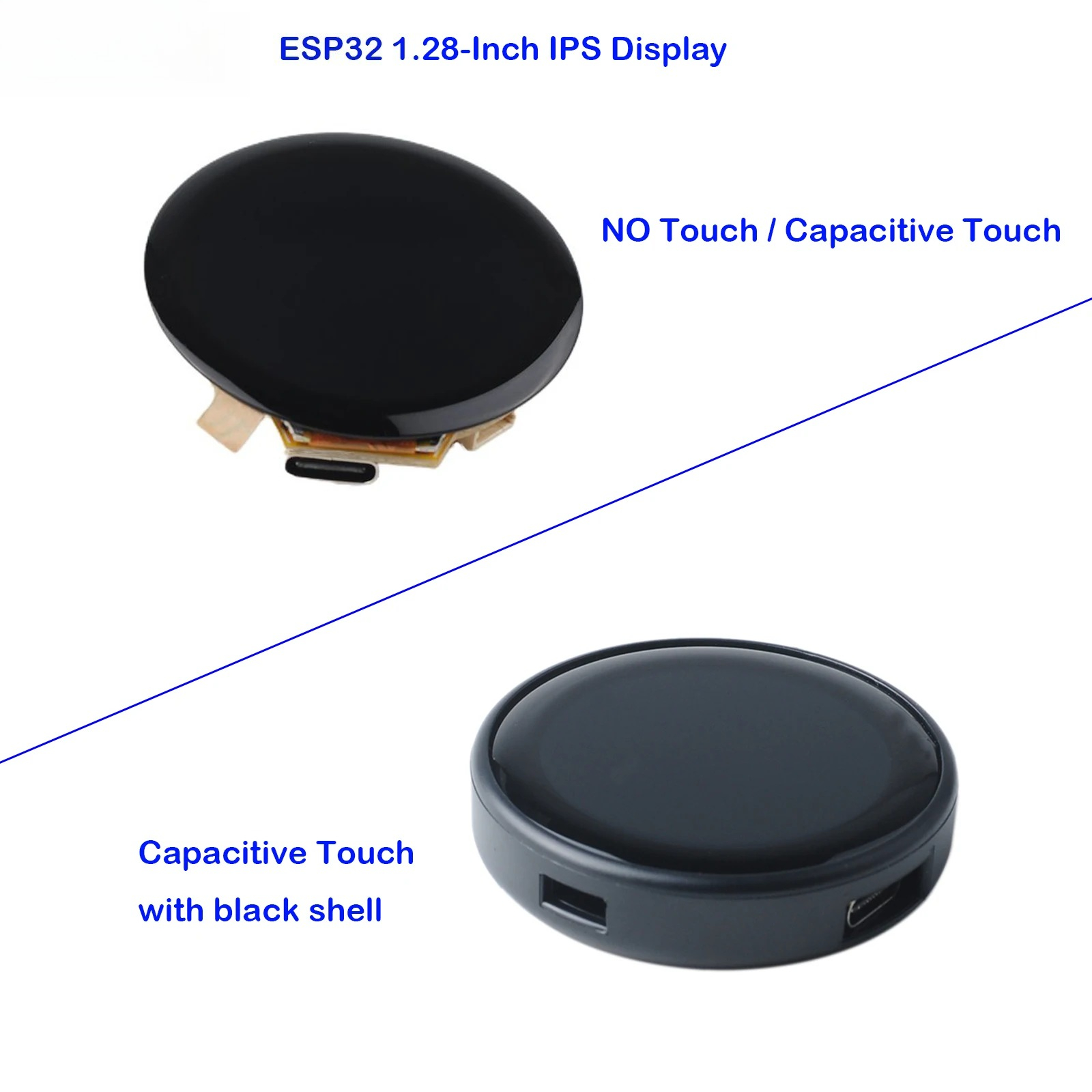 Smart Home Module Iot - شاشة ESP32 مقاس 1.28 بوصة، وحدة