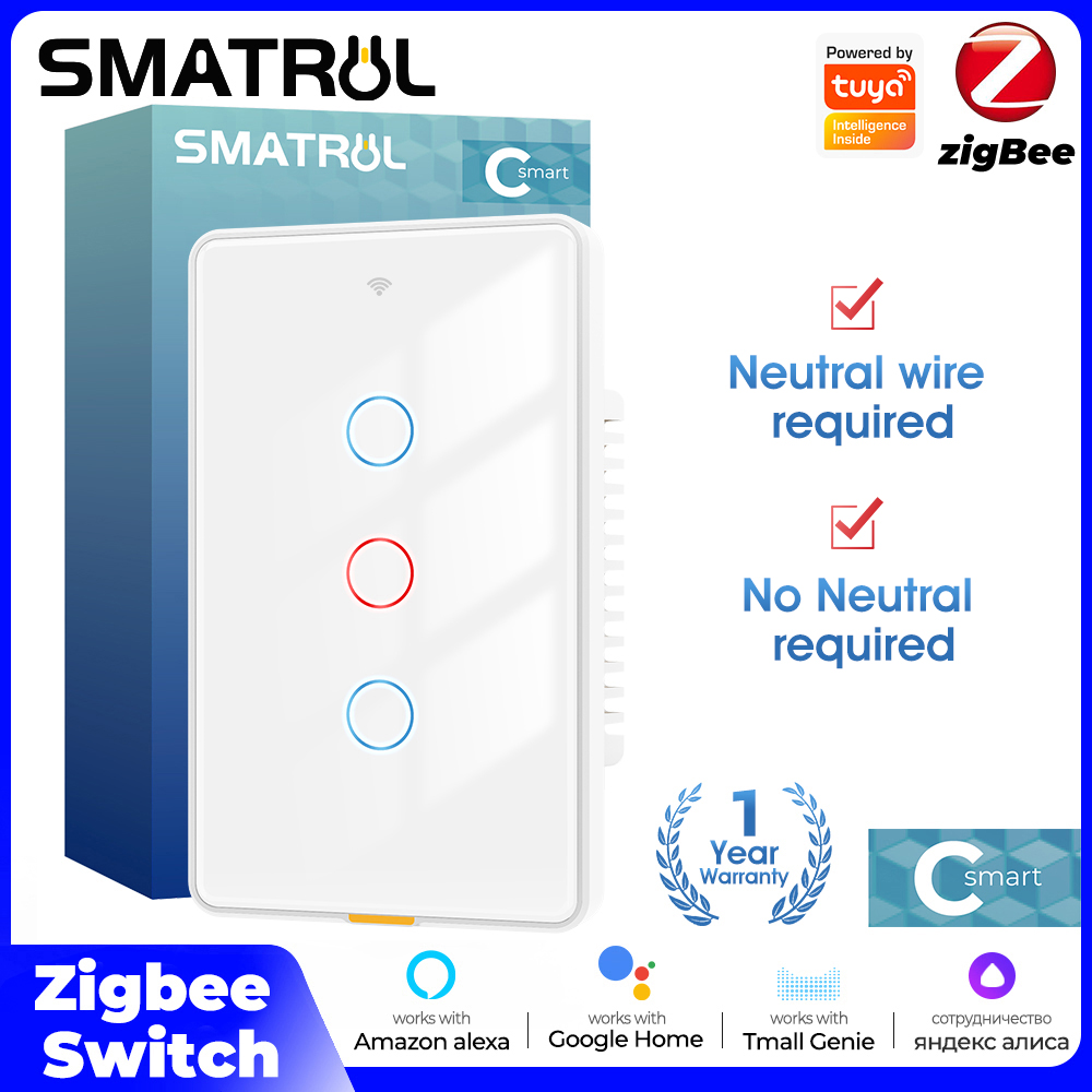 Smart Relay Tuya - تويا زيجبي مفتاح اللمس الخفيف الذكي