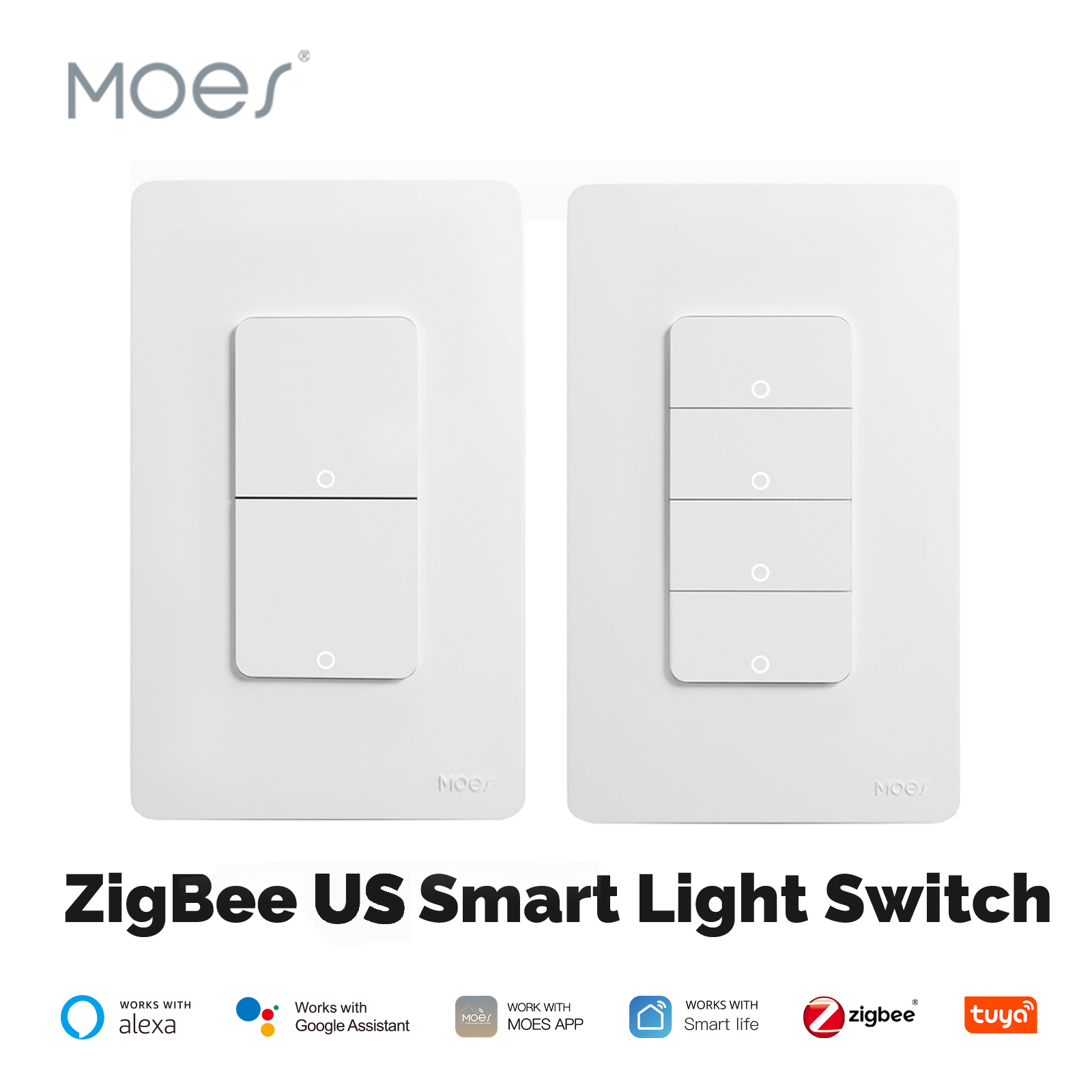 Sonoff Basic - MOES Tuya ZigBee مفتاح الإضاءة الذكي