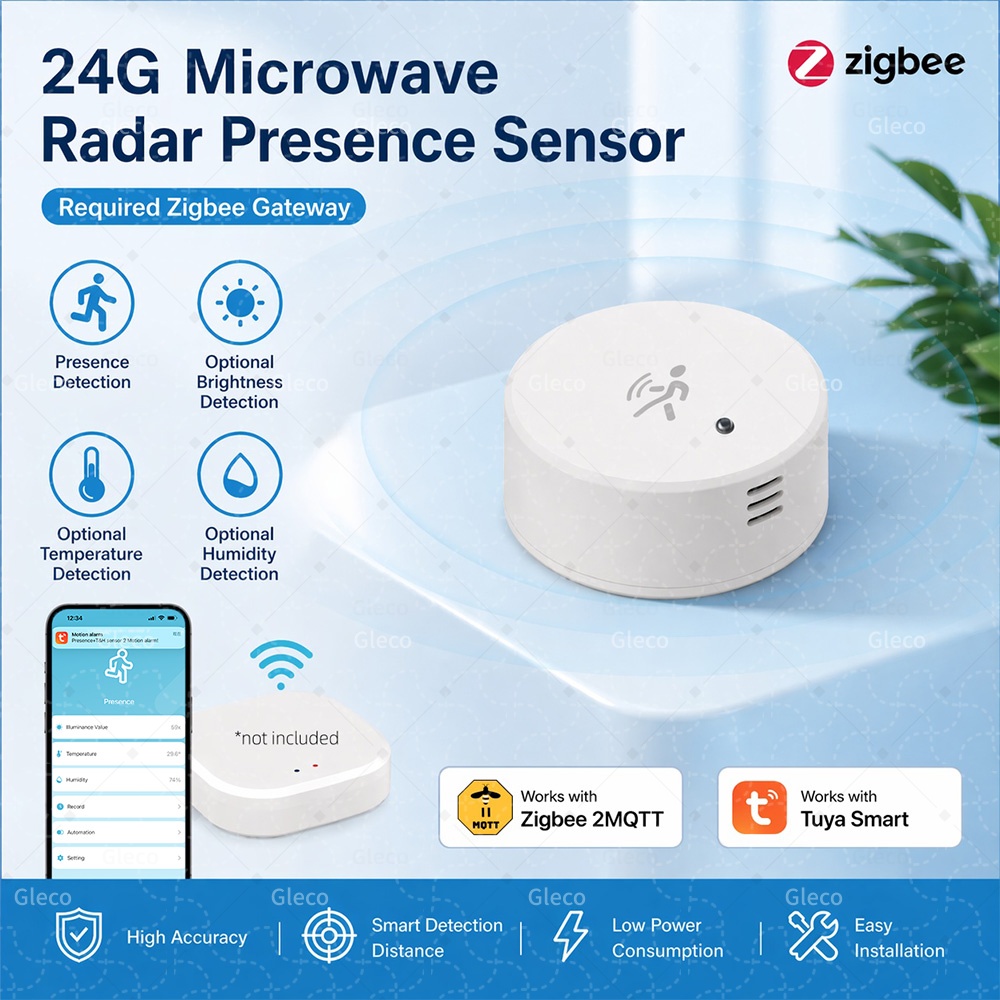 Tasmota - مستشعر وجود الإنسان بتقنية Zigbee من