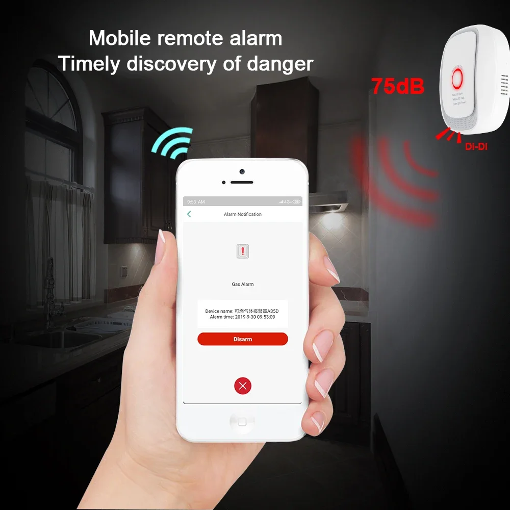 جهاز استشعار الغاز القابل للاش - مراجعة Tuya Smart وسعره