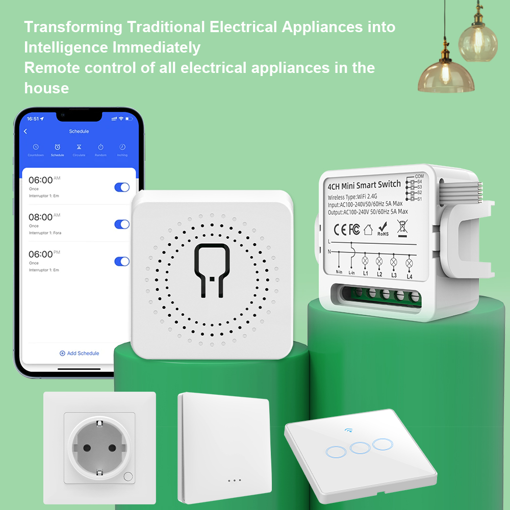 مفتاح ذكي واي فاي من تويا بـ 1 - مراجعة Smart Relay Tuya وسعره