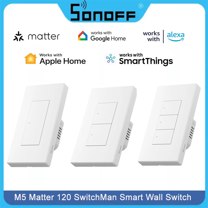 SONOFF M5 Matter مفتاح الجدار  - مراجعة Sonoff وسعره