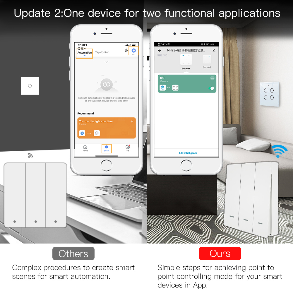 MOES Tuya ZigBee المشهد التبدي - مراجعة Smart Relay Tuya وسعره