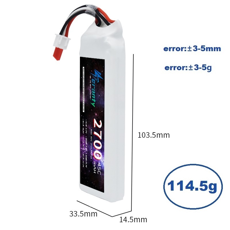 بطارية ليبو بمقبس T ، RC ، FPV - مراجعة Shelly Plug وسعره