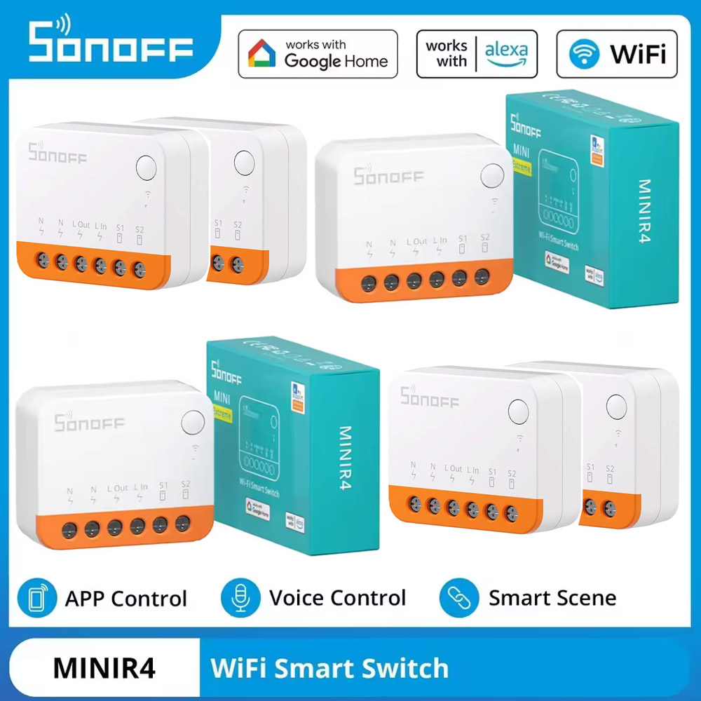 جهاز سونوف للتحكم ثنائي الاتجا - مراجعة Sonoff Mini R4 وسعره
