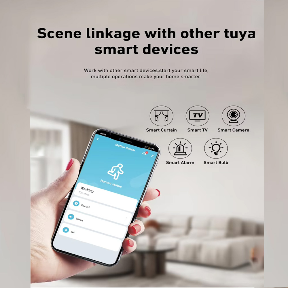 مستشعر حركة ذكي بتقنية PIR وWi - مراجعة Home Assistant Tuya وسعره
