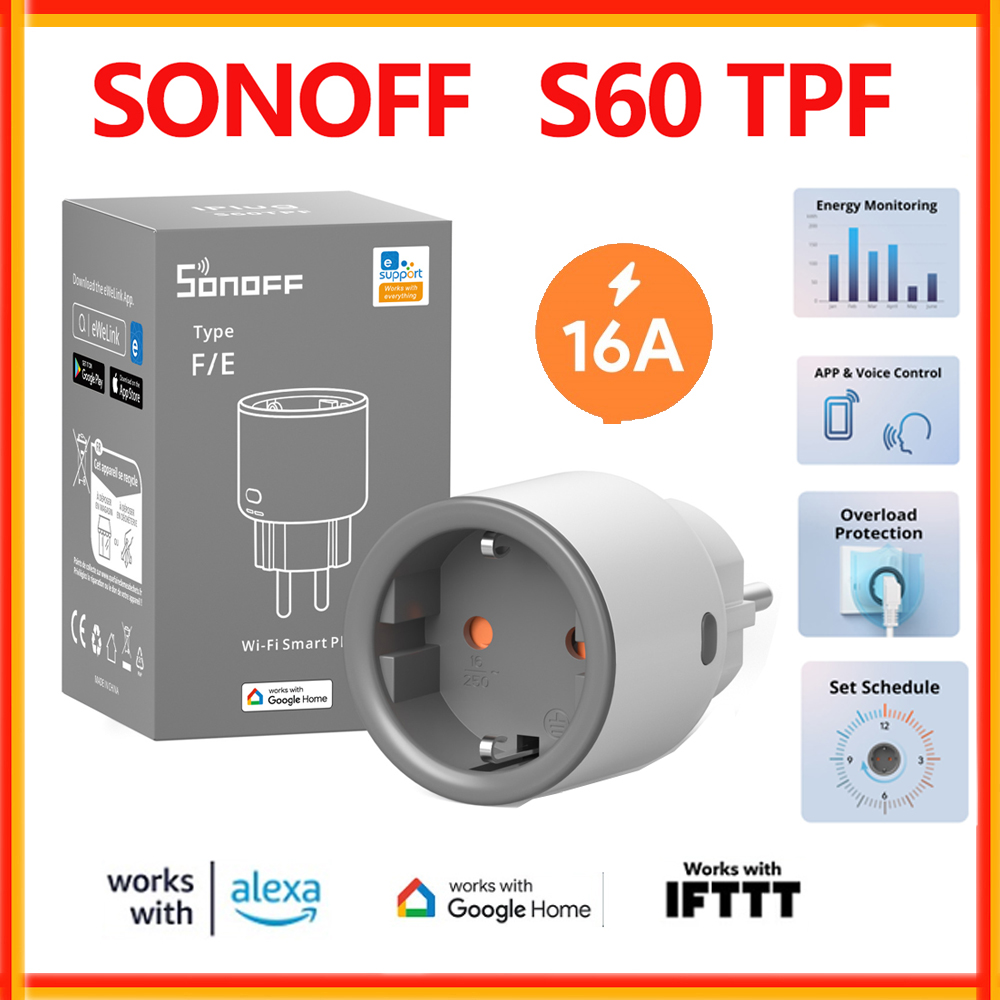 SONOFF S60 TPF الاتحاد الأوروب - مراجعة Sonoff Mini R4 وسعره