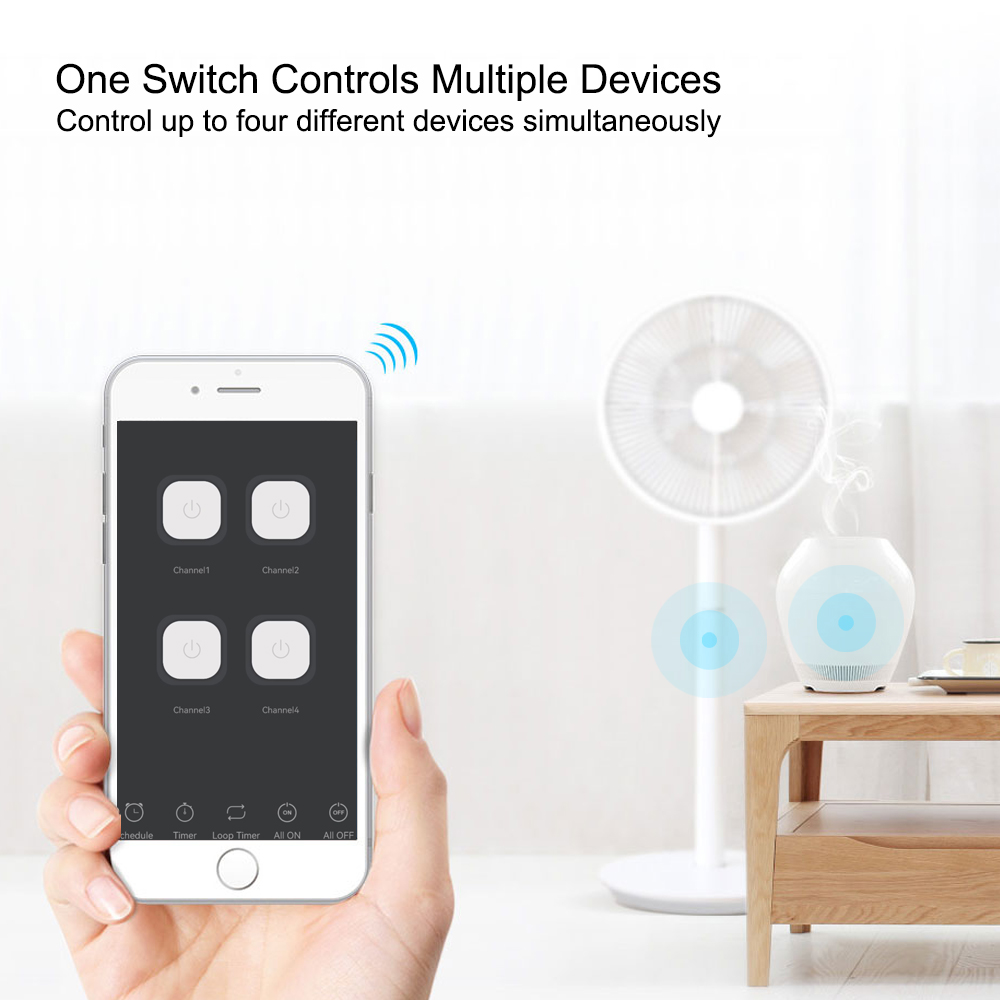 4CH Wifi / Zigbee Smart Relay  - مراجعة Tuya 4 Channel وسعره