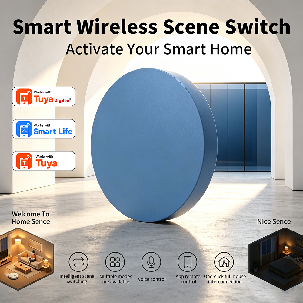 زر ضغط ذكي لاسلكي متوافق مع تو - مراجعة Home Assistant Tuya وسعره