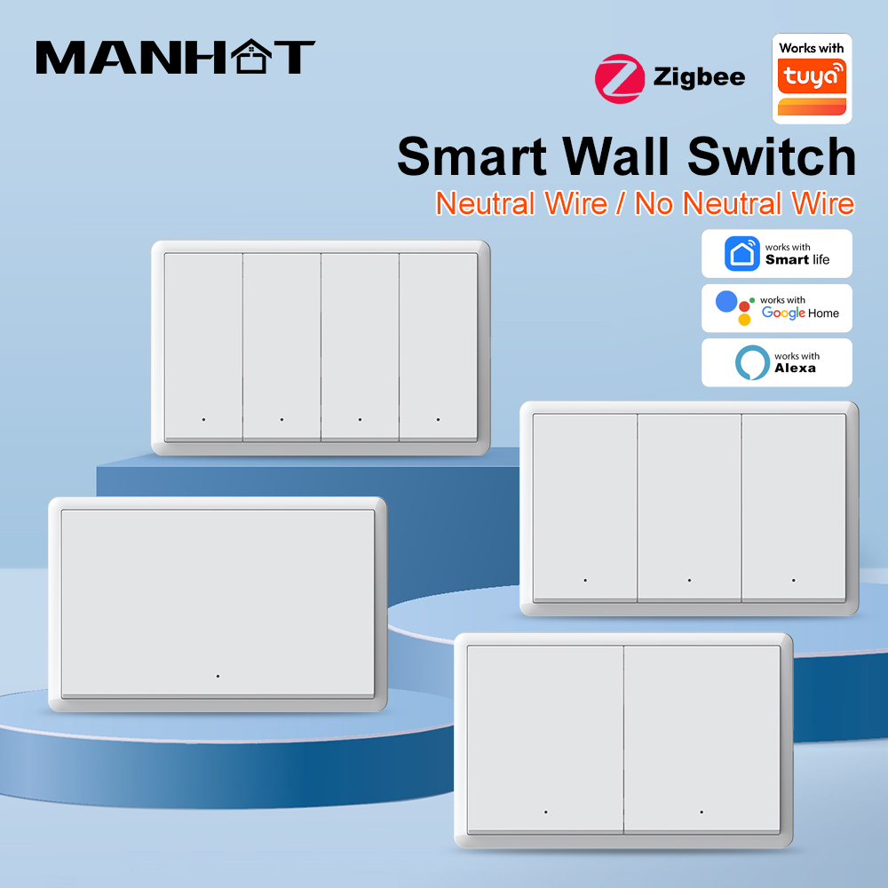 مفتاح إضاءة ذكي من MANHOT بتقن - مراجعة Smart Relay Tuya وسعره